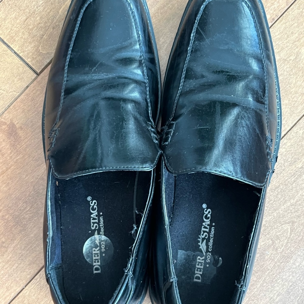 Deer Stags Men's Black Loafers